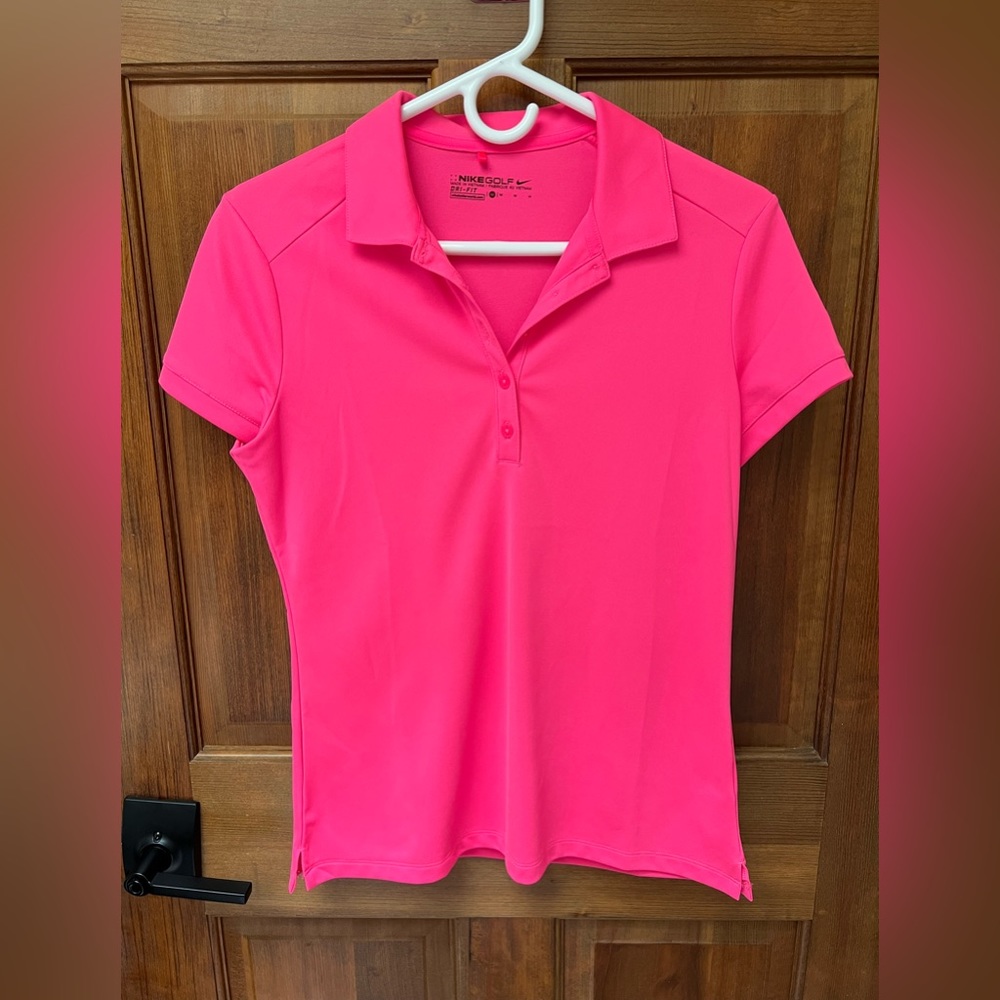 Nike golf polo shirt - hot pink!
